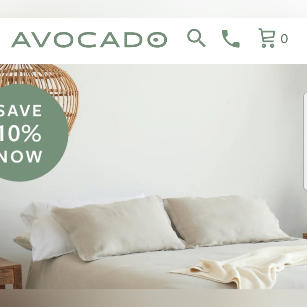 Avocado Linen Shams